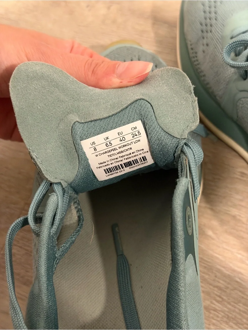Lululemon Teal Women's Chargefeel Workout Sneakers
